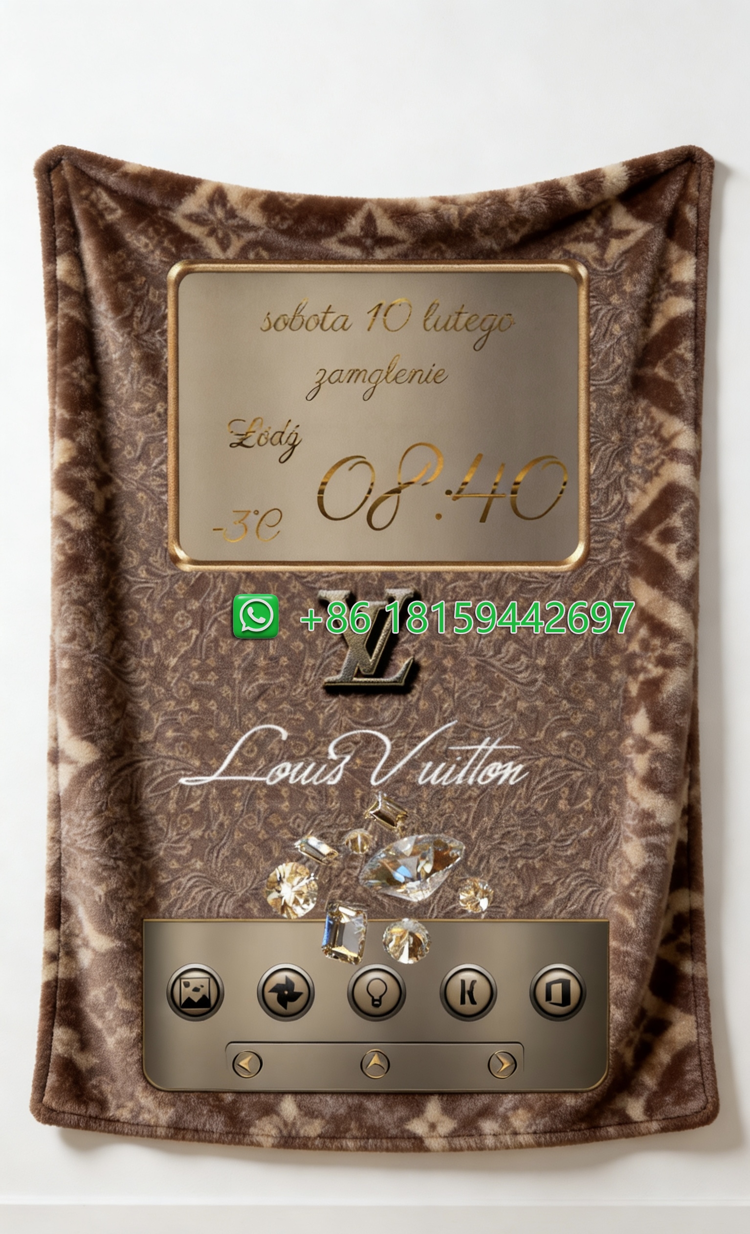 Louis Vuitton Throw Blankets